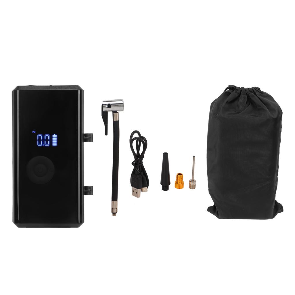 Tire Inflator Portable Electric Tire Pump High Pressure Car Air Pump with LED Light for Motorcycles Bikes