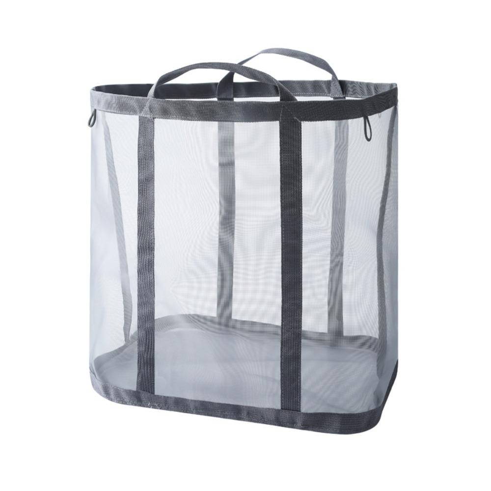 Large Capacity Foldable Laundry Basket Mesh Storage Basket New Dirty Clothes Basket  for Hone