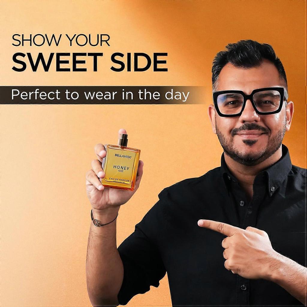 Luxury Honey Oud Perfume 100ml Eau De Parfum Long Lasting Unisex Woody Sweet Spicy Scent less