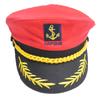 Взрослый яхтенный военный головной убор шкипера корабля моряка капитана шляпа костюм