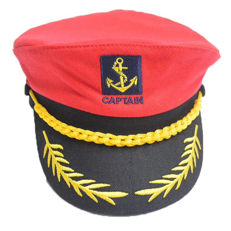Взрослый яхтенный военный головной убор шкипера корабля моряка капитана шляпа костюм