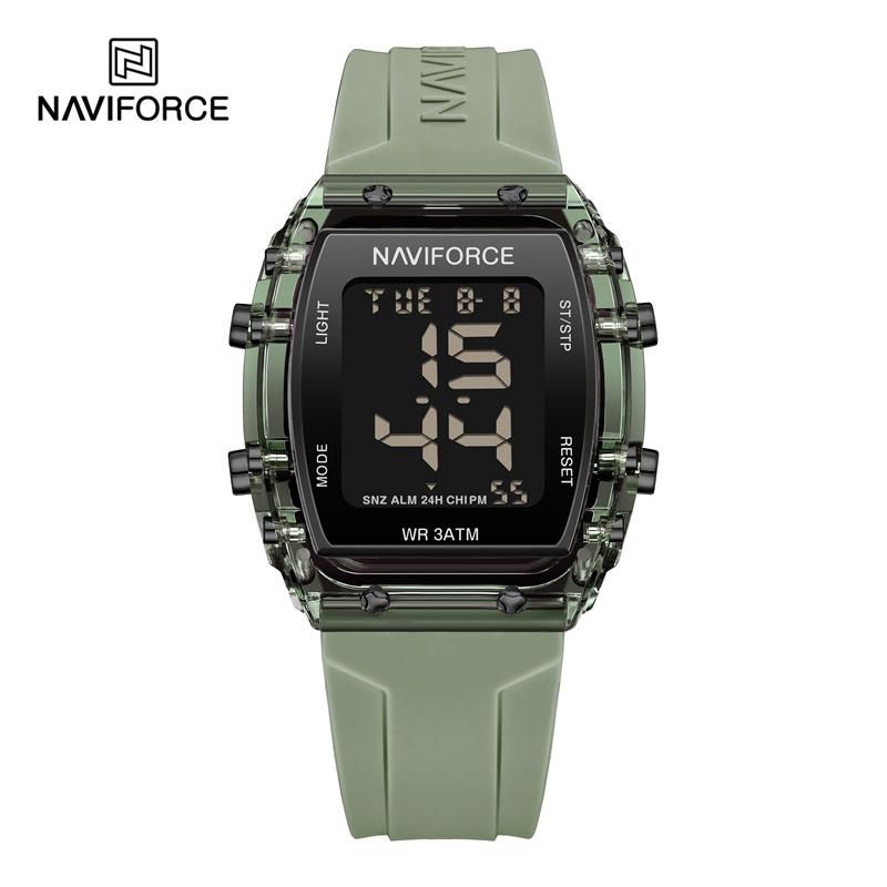 Naviforce Цифровые часы для мужчин, женщин, унисекс, водонепроницаемые наручные часы для детей, подарок 7102