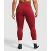 Gymshark Адаптируйте бесшовные леггинсы Fleck Reps Red Conditioning Red B2a1b Rbyc