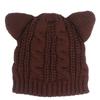 Universal Chemistry Bear Twist Knit Brown Beanie Bear Beanie