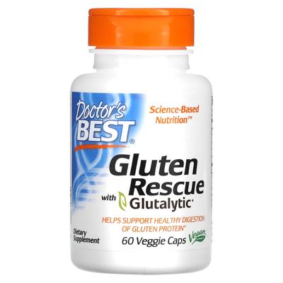 Gluten Rescue с Glutalytic, 60 растительных капсул
