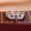S Sterling Silver Sterling Silver White Diamond Rose Gold Love Ring Full Body Silver Ring Hot Selling Wedding Ring