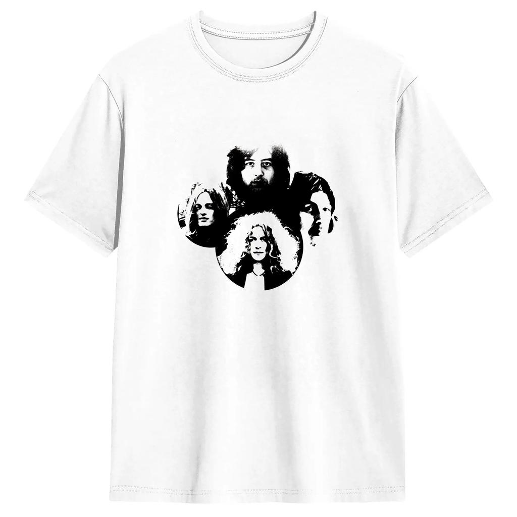Hot Sale Leds ZeppelinsGraphic Print TShirt Unisex Unisex Summer New Tee Cotton Oversize Streetwear Harajuku Fashion Short Sleeves