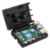 1 Комплект Простой в Установке Алюминиевый Корпус-Радиатор Для Raspberry Pi 5 Корпус из Алюминиевого Сплава Коробка DIY Аксессуары