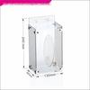 Wall-Mount Acrylic Mask Storage Box - Punch-Free, Ideal for Dorms & Homes