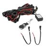 LED Light Wiring Harness Kit 12V On Off Headlight Spotlights Switch Remote Control for Off Road Motorcycle ATVs