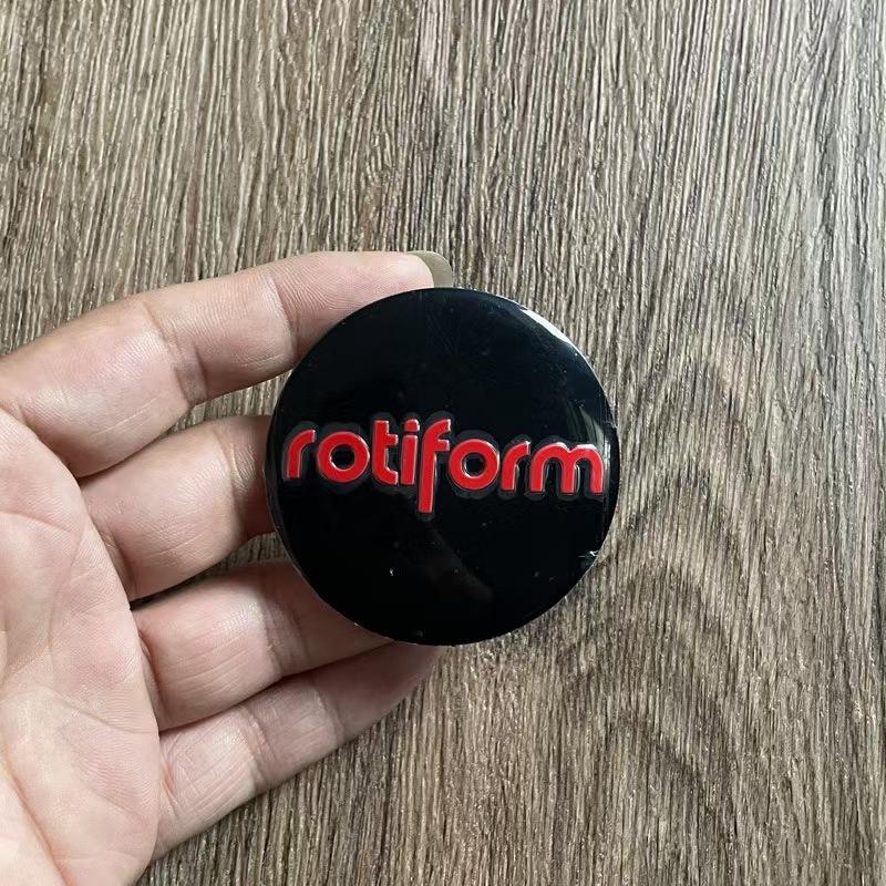AAZD1 4pcs 45/56/60/65mm Modified wheel hubcap logo Emblem Badge sticker for sport rotiform carlsson lorinser hub cap sticker