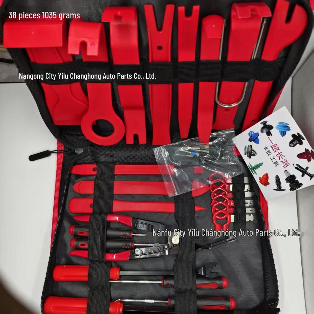 Набор монтировок и отверток для ремонта автомагнитол – 19/20/25/38/40/439 шт. с сумкой для инструментов