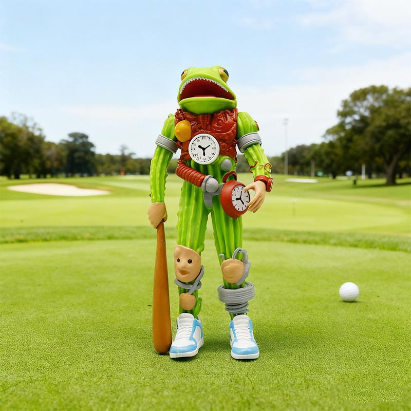 Итальянский Бред Аль Кактус Часы Фьюжн Монстр ПВХ Игрушка с Дизайном Кроссовки для Декора Детской Игровой Комнаты