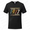 Novelty Awesome Vintage Classic 1977 Print Men T Shirts Streetwear Short Sleeve Birthday Gifts Summer Style T-shirt Men Clothes
