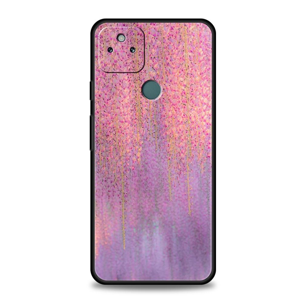 Корейский чехол-накладка с цветами для Google Pixel 10 9 8 7 6 9A 8A 7A 6A Pro Ударопрочный Мягкий ТПУ 9 Pro XL Чехол Capas Fundas Coque