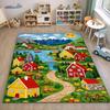 City Traffic Play Mat for Kids Ultra Soft Rug Playroom Floor Carpet Boy girl Bedroom Nursery Living Room Educational Kids Gift