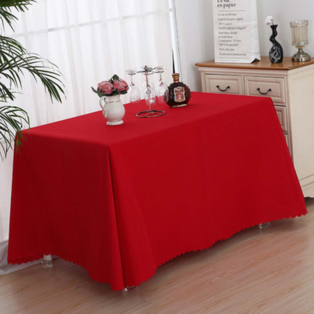 Table Cloth Solid Color Rectangular Tablecloths Wedding Elegant Conference Hotel Table Cover Exhibition Event Banquet Tablecloth