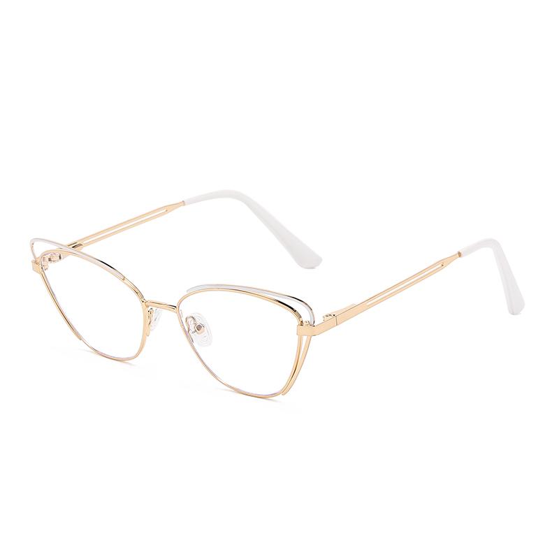 Оправа для очков Anti-Blue Light Rays, женские очки «кошачий глаз», фирменные дизайнерские прозрачные линзы, компьютерные оптические очки