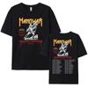 Manowar Hip Hop Band Print Tshirts The Blood Our Enemies Tour 2025 Tees Short Sleeve Cotton T-shirt Graphic Shirt