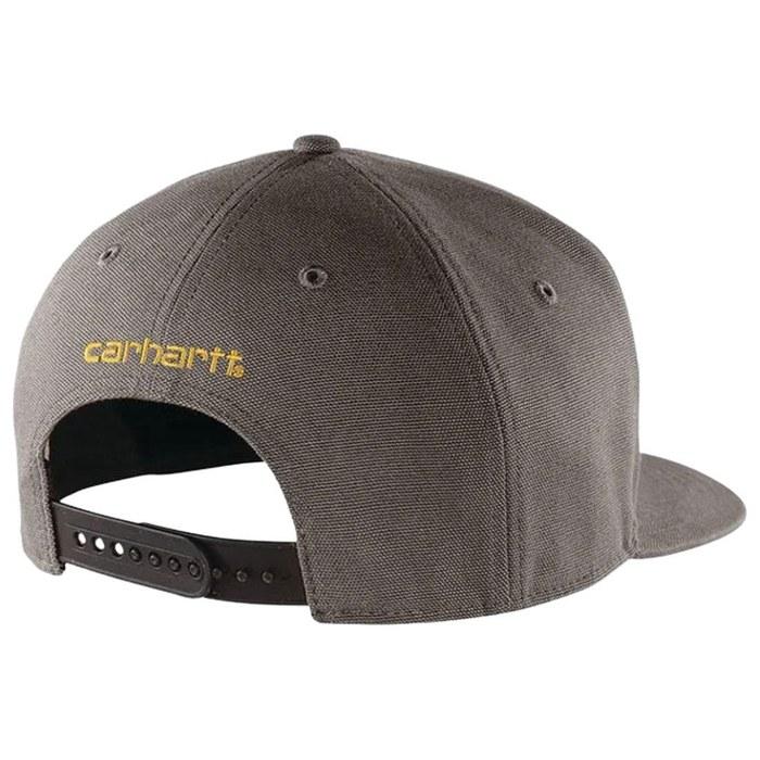 [Carhartt] Кепка Firm Duck с плоским козырьком 106665 Цвет: Гравий ОДИН РАЗМЕР