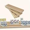 Wooden Domino Tray One, Domino Rack Domino Tiles, Domino Holder for Mexican Train, Mahjong, Domino Game