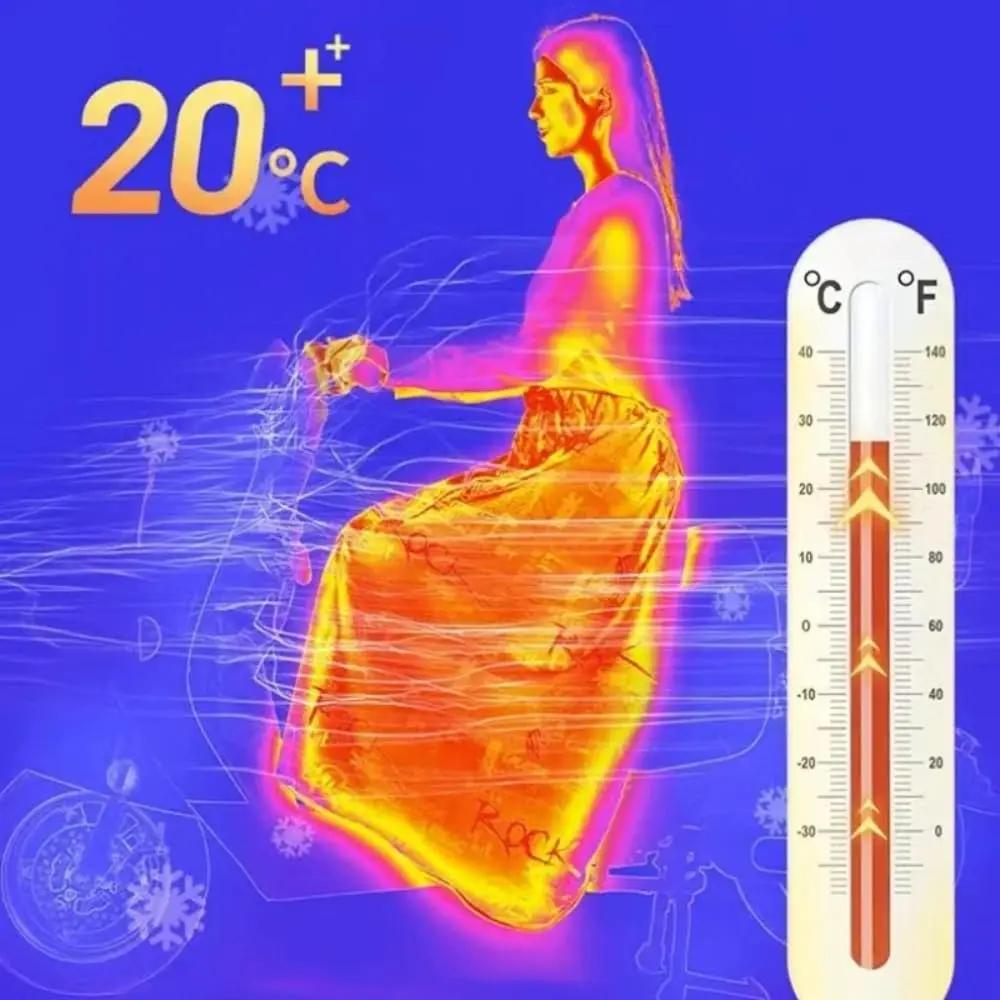 Xiaomi Warm Knee Cover Windproof Skirt Motorcycle Winter Apron Waterproof Knee Pad Warm Blanket Windproof Quilt Plus Velvet Thickened