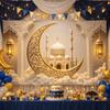 Elegant Design Ramadhan Mural Banner Durable Material Festive Home Decor  Eid Celebrations