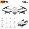 KK5 WiFi FPV with 4K HD Dual Camera Altitude Hold Mode Foldable Drone Quadcopter