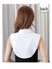 Women's Detachable White Collar: Versatile Square, Stand-Up, or Round Styles In Cotton for Spring/Autumn.