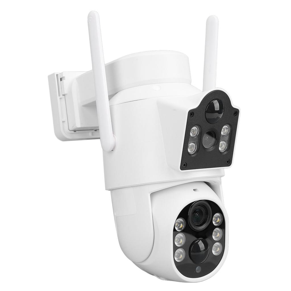 Outdoor Solar Security Cameras 2MP Dual Lens High Definition Remote Network WiFi Camera