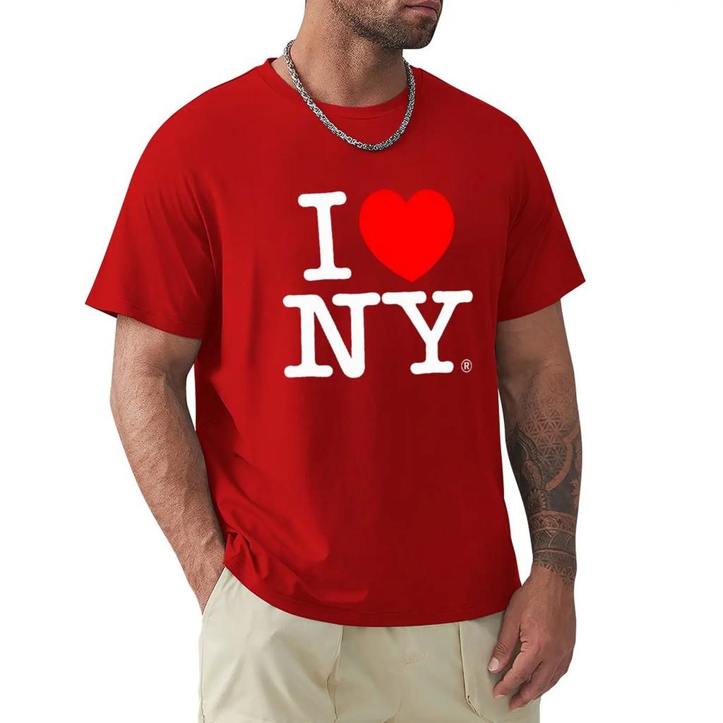 I Love New York Tourist I Heart Ny T Shirt Harajuku Short Sleeve T-shirt 100% Cotton Graphics Tshirt Tops