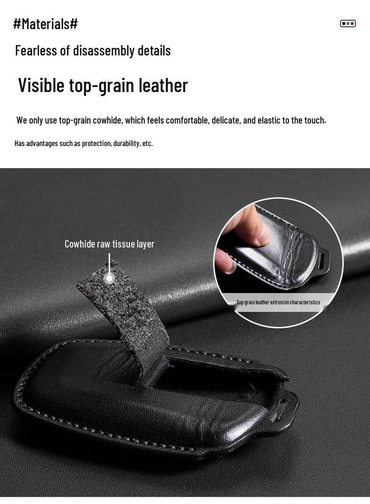 Stylish Key Cover for Eleventh Gen Civic, New CR-V, Accord, XR-V, Crown, HR-V, Xingge, and Haoying - Brown