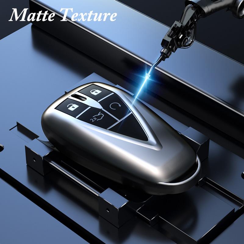 TPU Car Remote Key Case Cover Shell Fob For Changan CS35 CS55 CS75 Plus Eado UNI-T 2019 2020 2021 Oushang X5 X7 EV Accessories