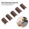 2 пакета Гранулы для наращивания волос U-tip Домашний салон Смола Парик Наращивание Термическое склеивание Гранула Бусина Коричневый