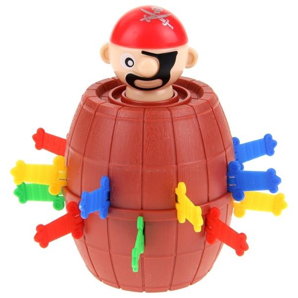 Crazy Pirate in a Pop Up Barrel Arcade Game