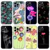Простой чехол для телефона с цветочным принтом для iPhone Samsung Galaxy Redmi Xiaomi Oppo OnePlus Note SA 7 8 9 10 11 12 13 14 20 21 22 23 53 54 Pro Max Ultra TPU Soft