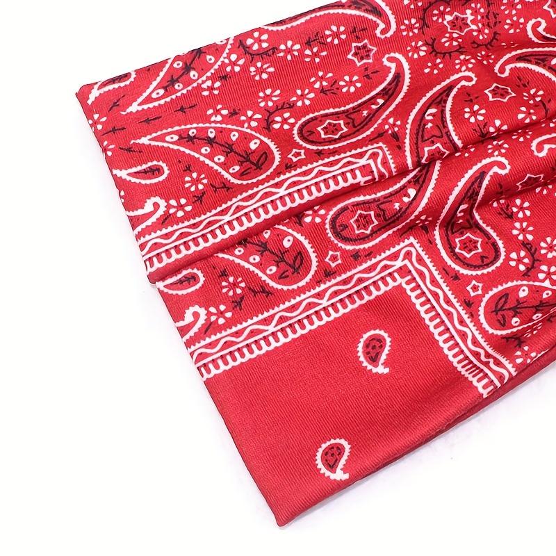 European and American Printed Sports Headband Elastic Knot Cross Headband Yoga Headscarf Paisley Headwear Hairband Hair Accessory
