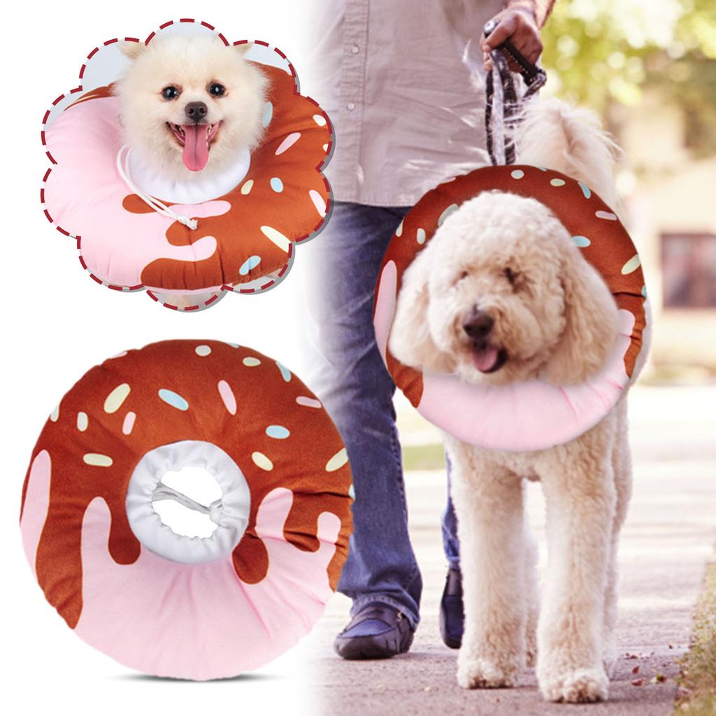 Pet Elizabeth Collars - Donuts Collars Dog Grooming Headgear Pet Collar