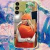 СМЕШНОЙ Чехол для телефона H-HannahS M-Montana подходит для Samsung S30,S25,S24,S23,S21,S22,S20,S10,5G,FE,lite,PIus,Ultra Прозрачный