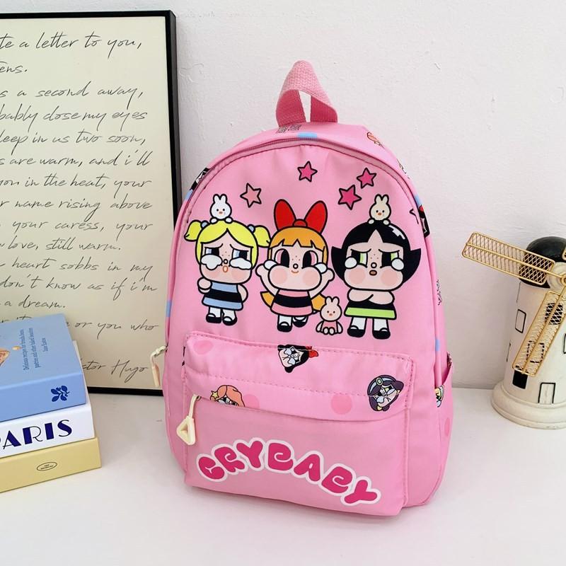 Милый мультяшный детский рюкзак с принтом плачущего кролика для дошкольников
