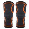 Поддержка колена Фитнес Бег Велоспорт Бандажи Наколенник Спорт Зал Наколенник Эластичный Оранжевый XL