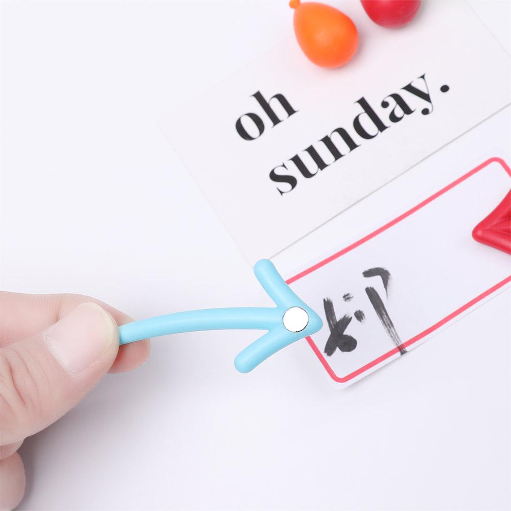 Держатель для сообщений Украшение на холодильник Магнит на холодильник Суккулент Бонсай Магнитные наклейки Стрелка Воздушный шар