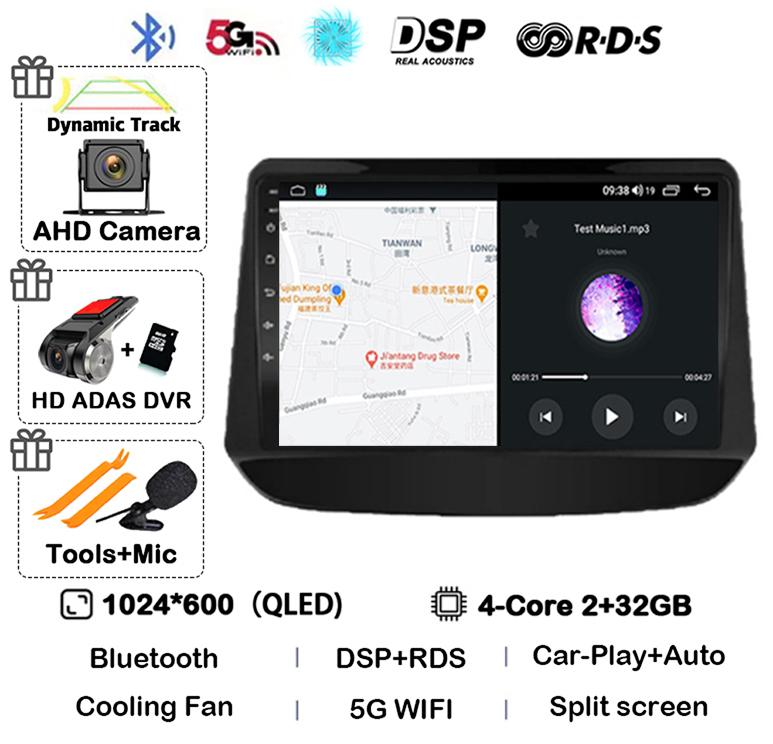 Android 14 Carplay Car Radio For Chevrolet Onix Cavalier 2020 2021-2025 Navigation GPS 4G Multimedia Player Stereo Autoradio DSP