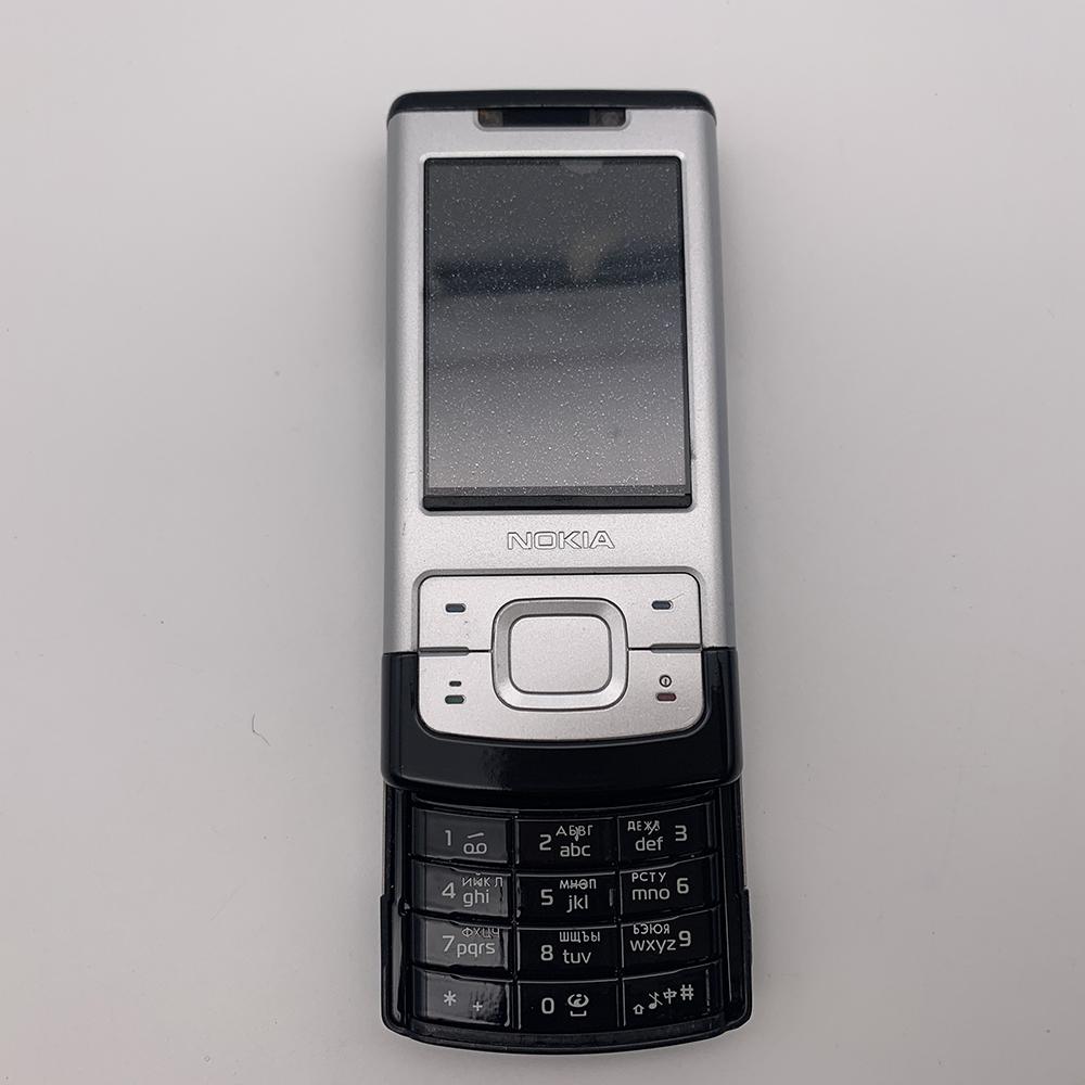 Восстановленный оригинальный мобильный телефон Nokia 6500 Slide с 1 SIM