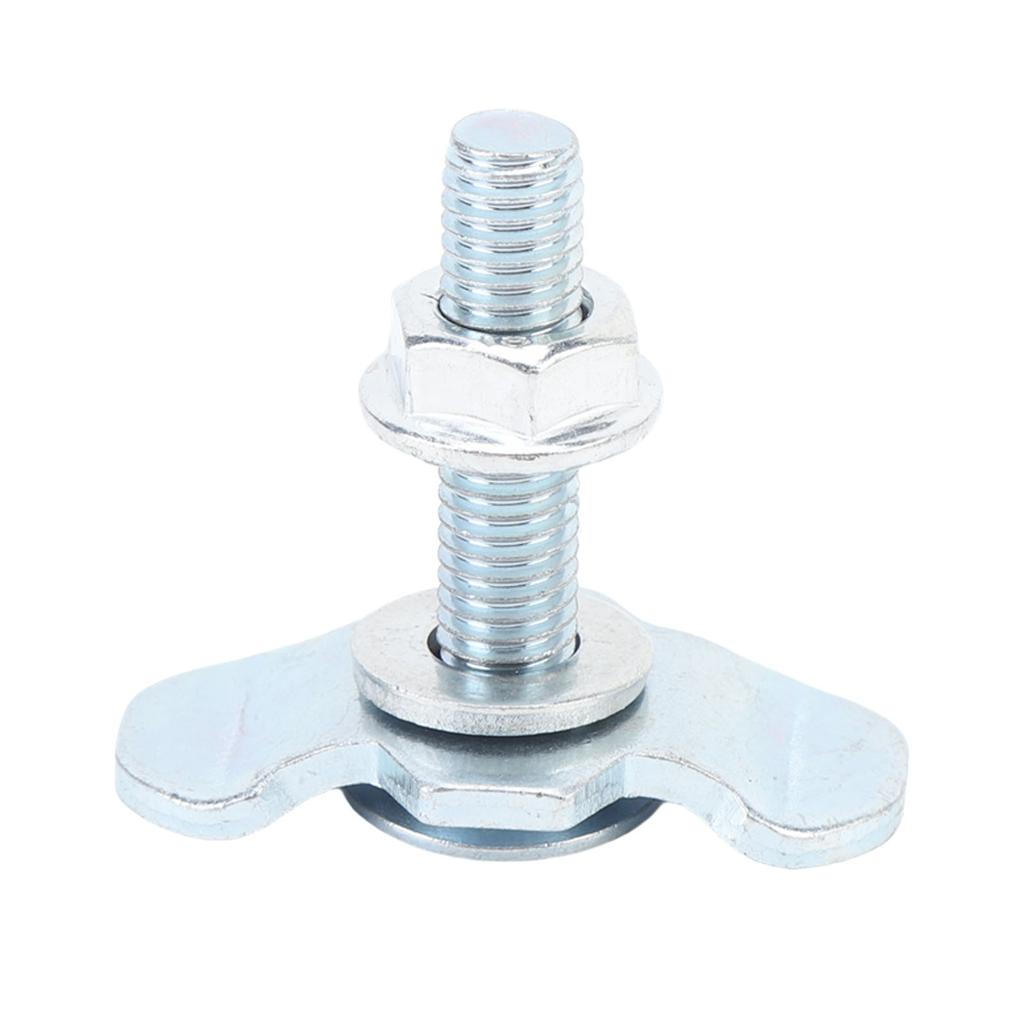 10 шт. L-образная направляющая с двойным проушиной, резьбовая шпилька-гайка, фитинг, оцинкованная L-образная направляющая, резьбовые фитинги-шпильки, крепеж для фургона