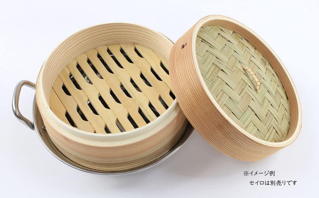 Manyo Japanese made induction compatible stainless steel steamer pot 30cm EX00412