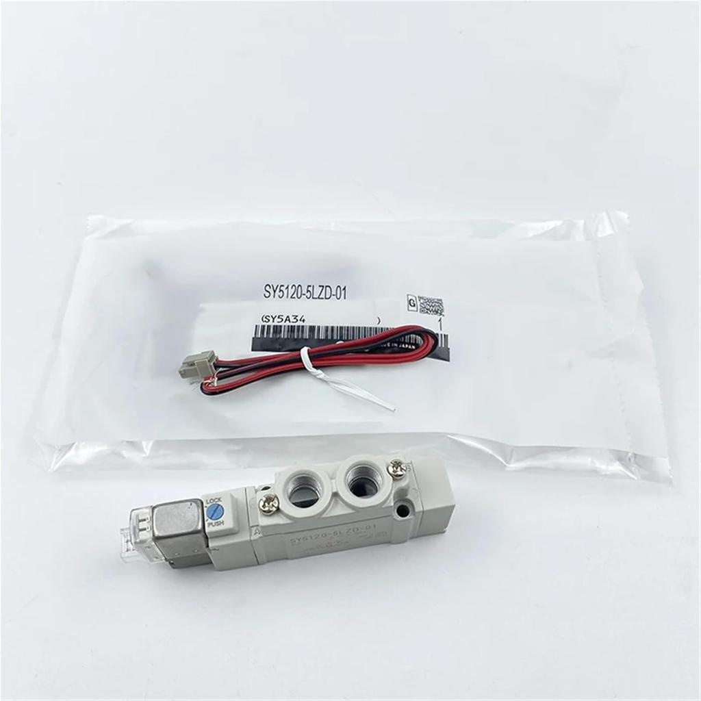 1Pcs Solenoid Valve SY5120/5220/5320-3/4/5/6LZD/DG-01/C4/C6/C8 Pneumatic Accessories(SY5120-6LZD-01)