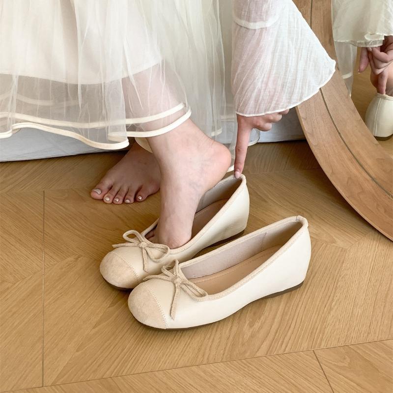 Модные туфли на плоской подошве с квадратным носком, женские, весна-лето, новые мокасины, балетки с мягкой подошвой, неглубокий носок, бант внутри, высокие лоферы