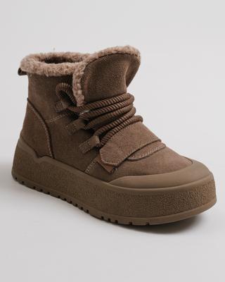 Угги Suny Liana 3200 36 хаки замша мех