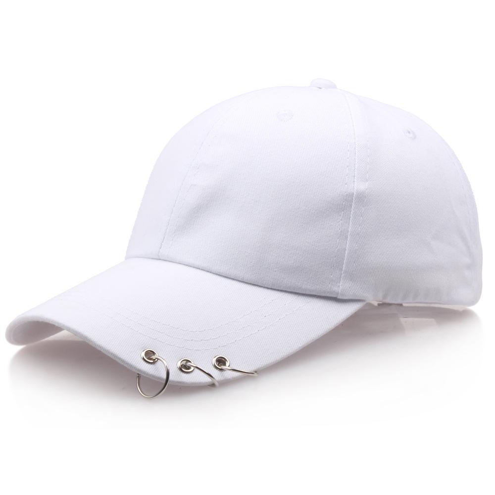 Мужская Женская Бейсболка с Кольцом Кругом Snapback Кепки Регулируемая Корейский Стиль Однотонная Кепка Папы Хлопок Повседневный Козырек Рыболовные Кепки